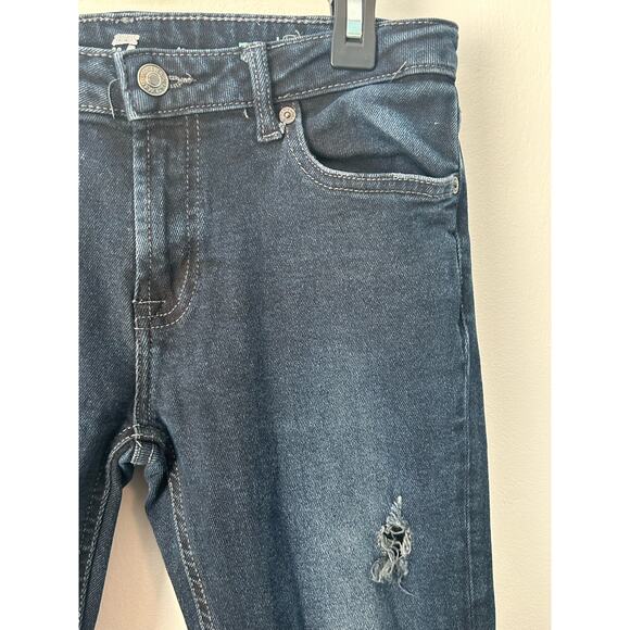 7 For All Mankind Jeans Size 12 Paxton Low Rise Grunge Straight Leg Festival - Picture 3 of 12